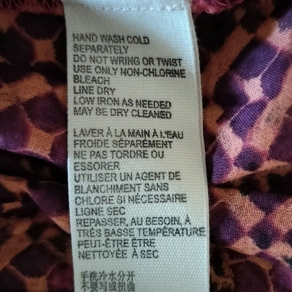 Free People Size XS Gotta Have U Tiered Oversized Tunic Boho Top Mixed Print - Picture 6 of 6